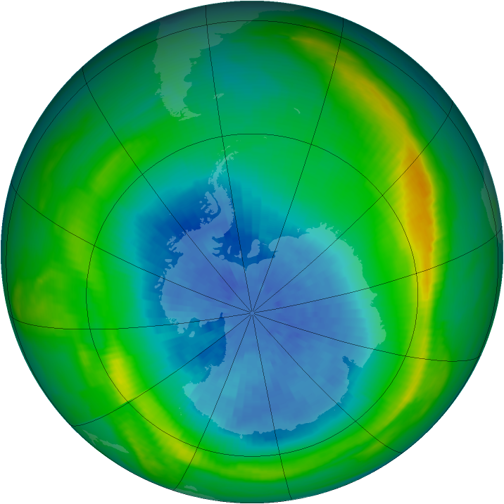 Ozone Map 1980-09-26